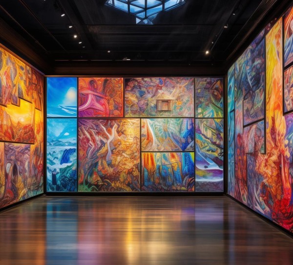 张店区数字油画艺术展，一场视觉盛宴